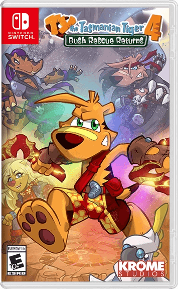 TY the Tasmanian Tiger 4 NSP, XCI Switch Rom V1.0.2 Free Download